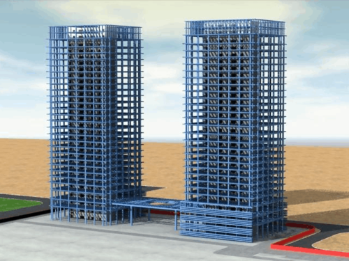 泰达广场a区,b区及泰达中央广场塔楼钢结构施工组织设计